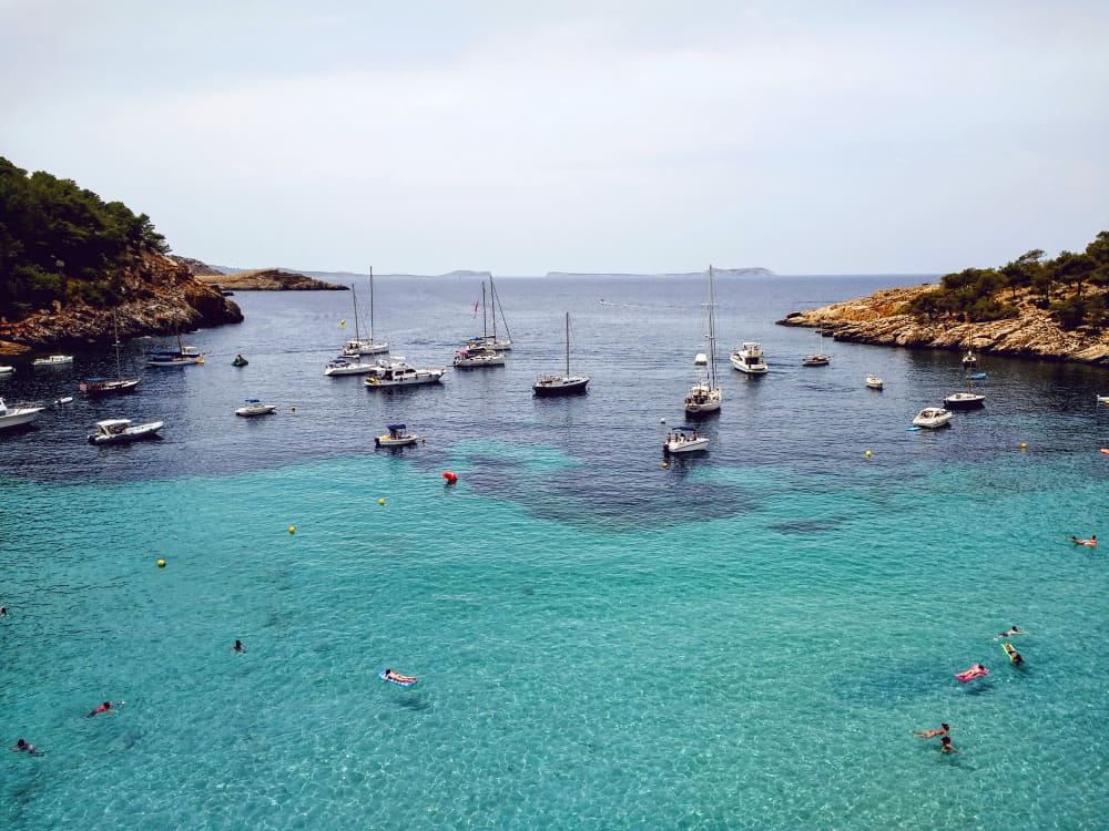 Luxury yacht destinations in Ibiza